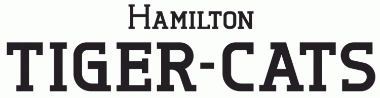 Hamilton Tiger-Cats 2010-Pres Wordmark Logo vinyl decal